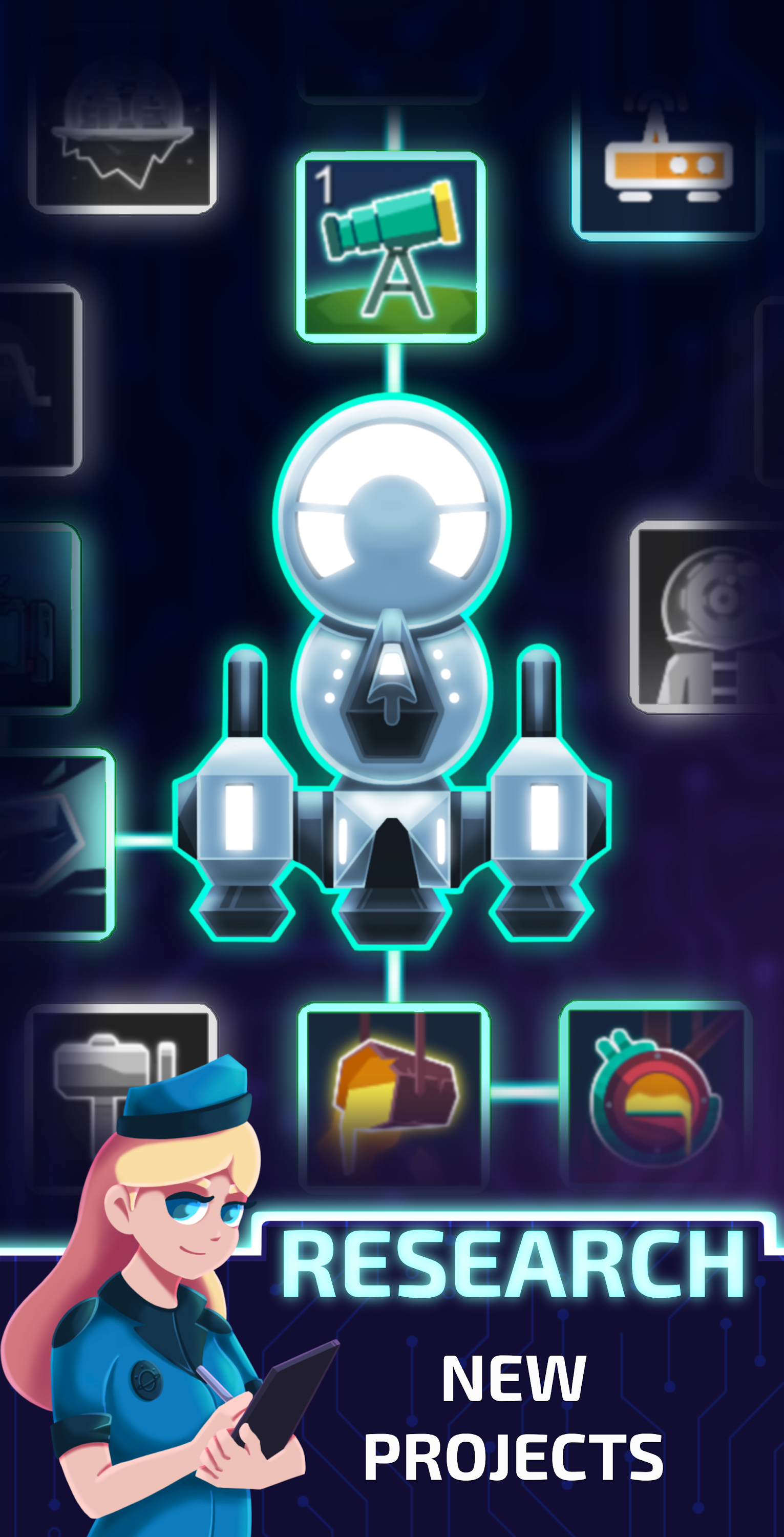 اسکرین شات 6 بازی Idle Planet Miner