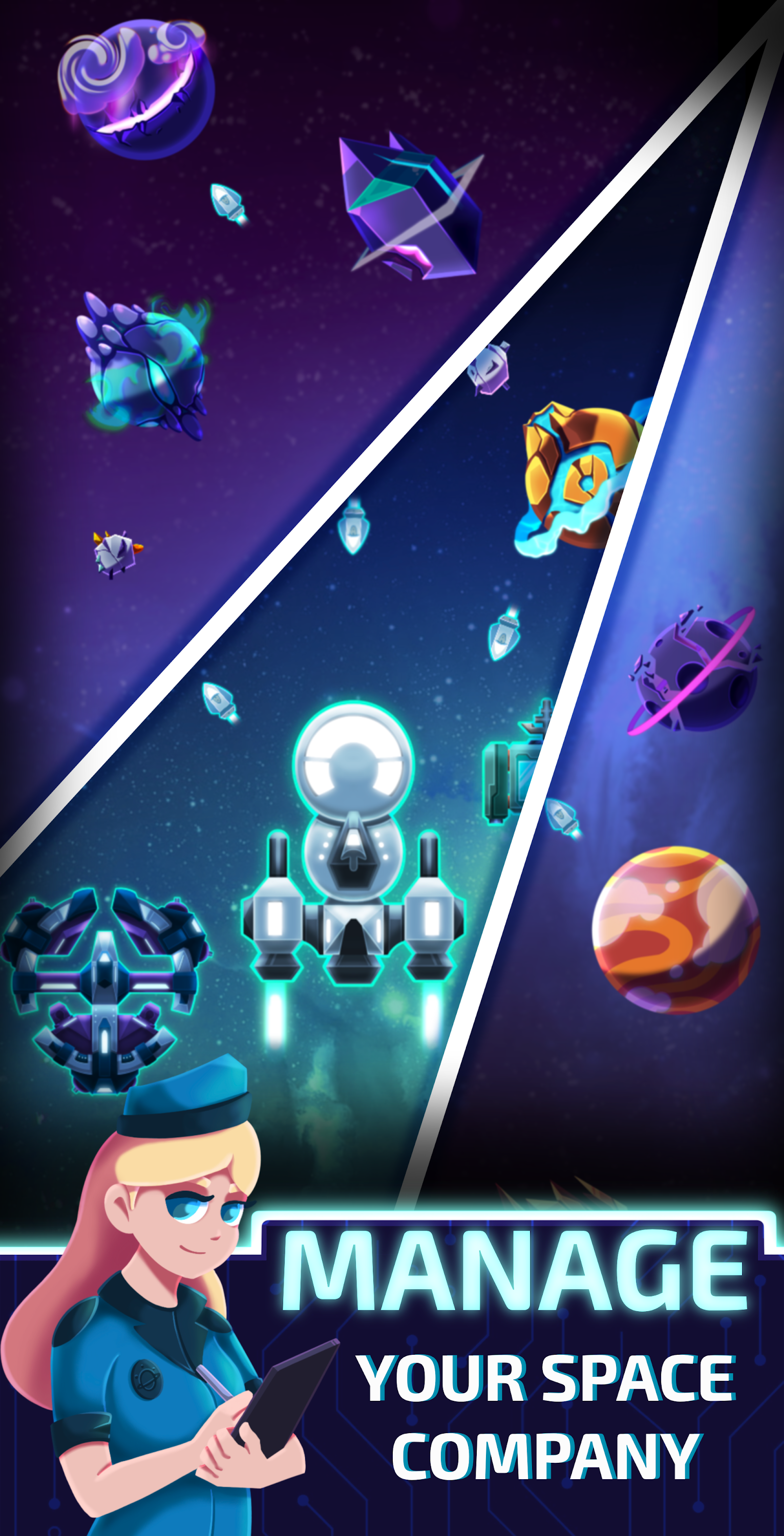 اسکرین شات 1 بازی Idle Planet Miner