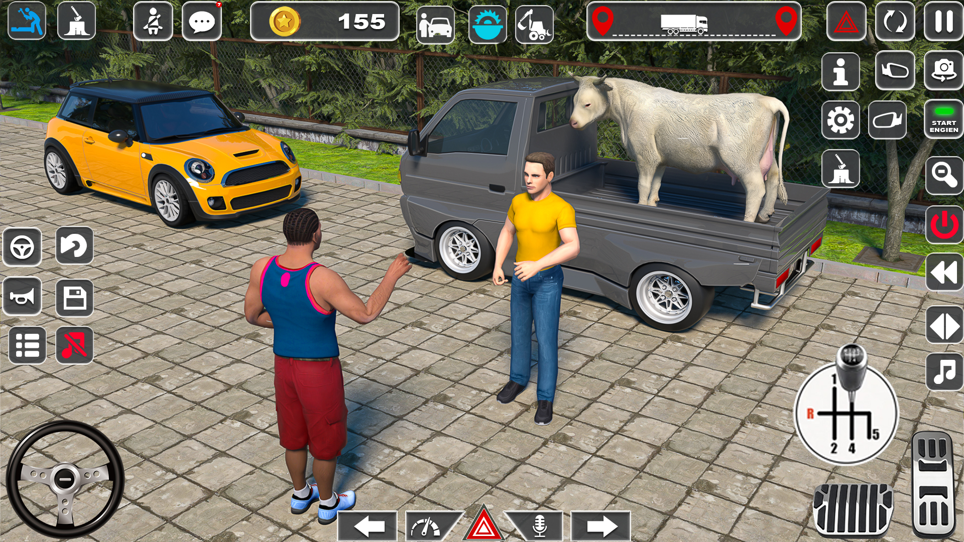 اسکرین شات 2 برنامه Wild Animal Transporter Truck