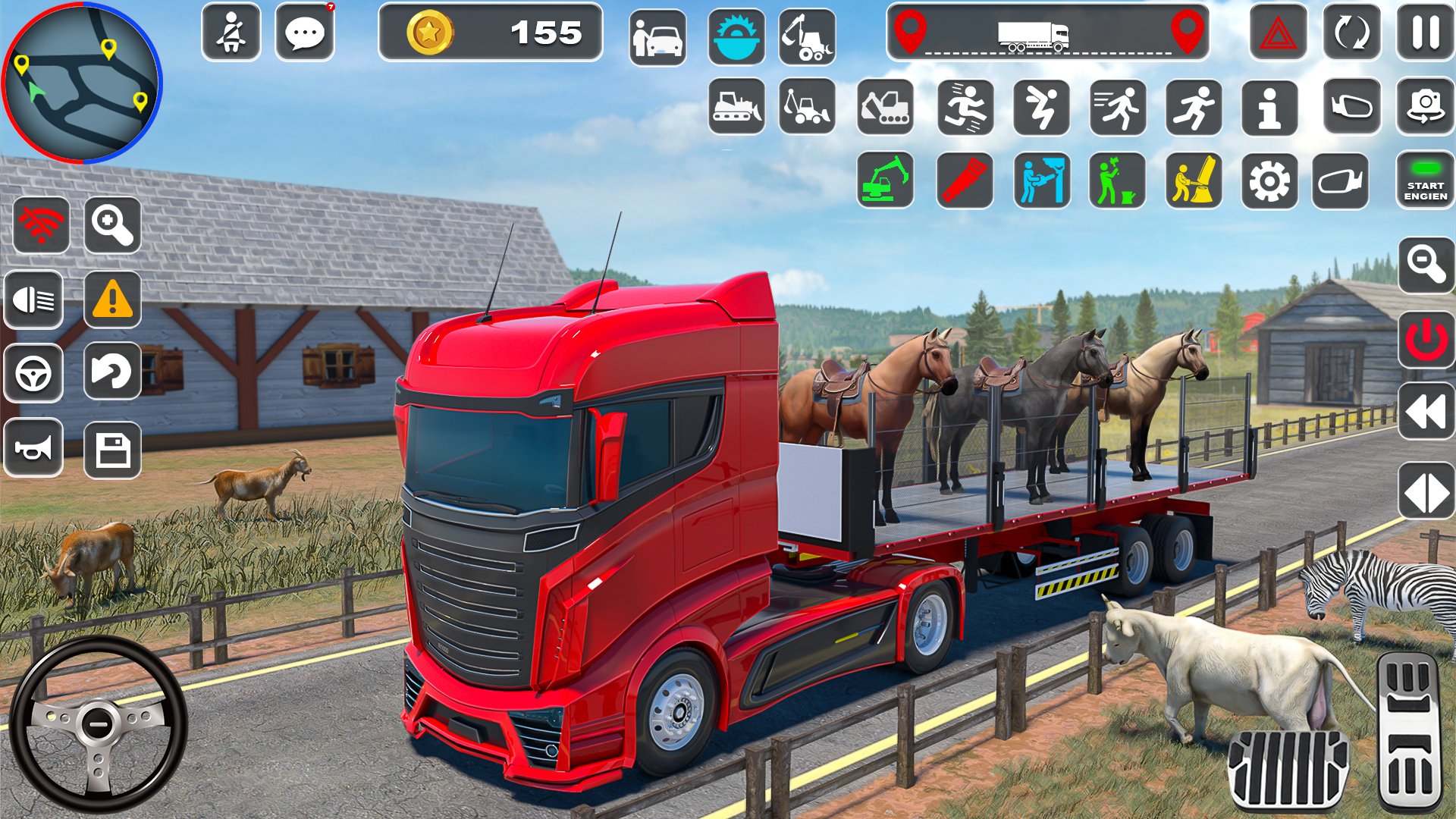 اسکرین شات 8 برنامه Wild Animal Transporter Truck