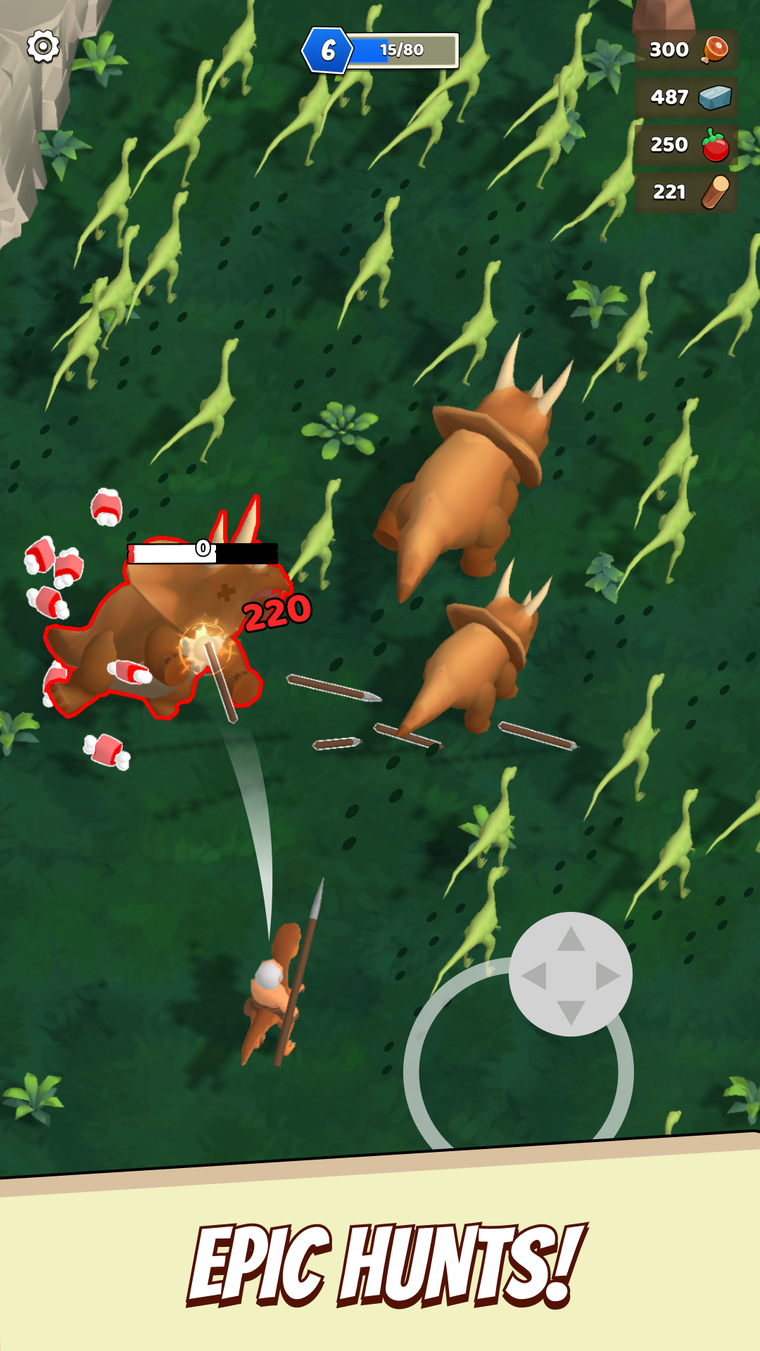 اسکرین شات 1 بازی Dino King - Jurassic Hunt