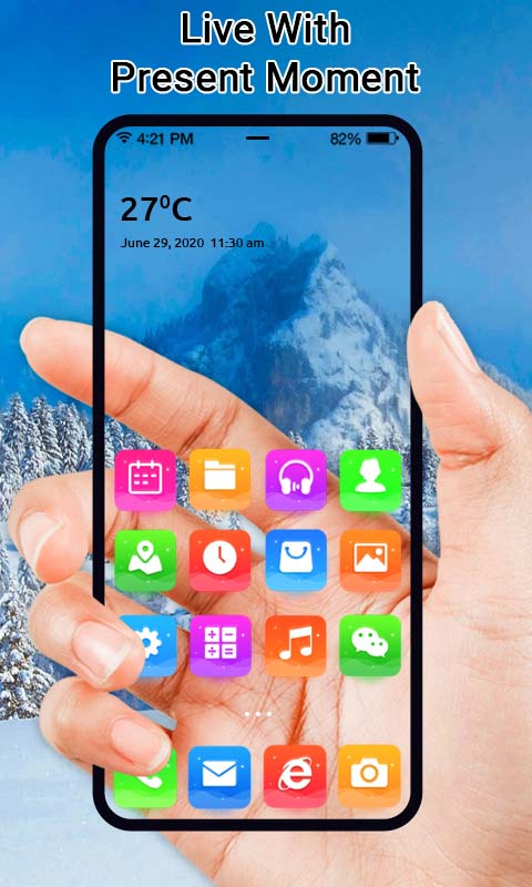 اسکرین شات 3 برنامه Transparent Live Wallpaper