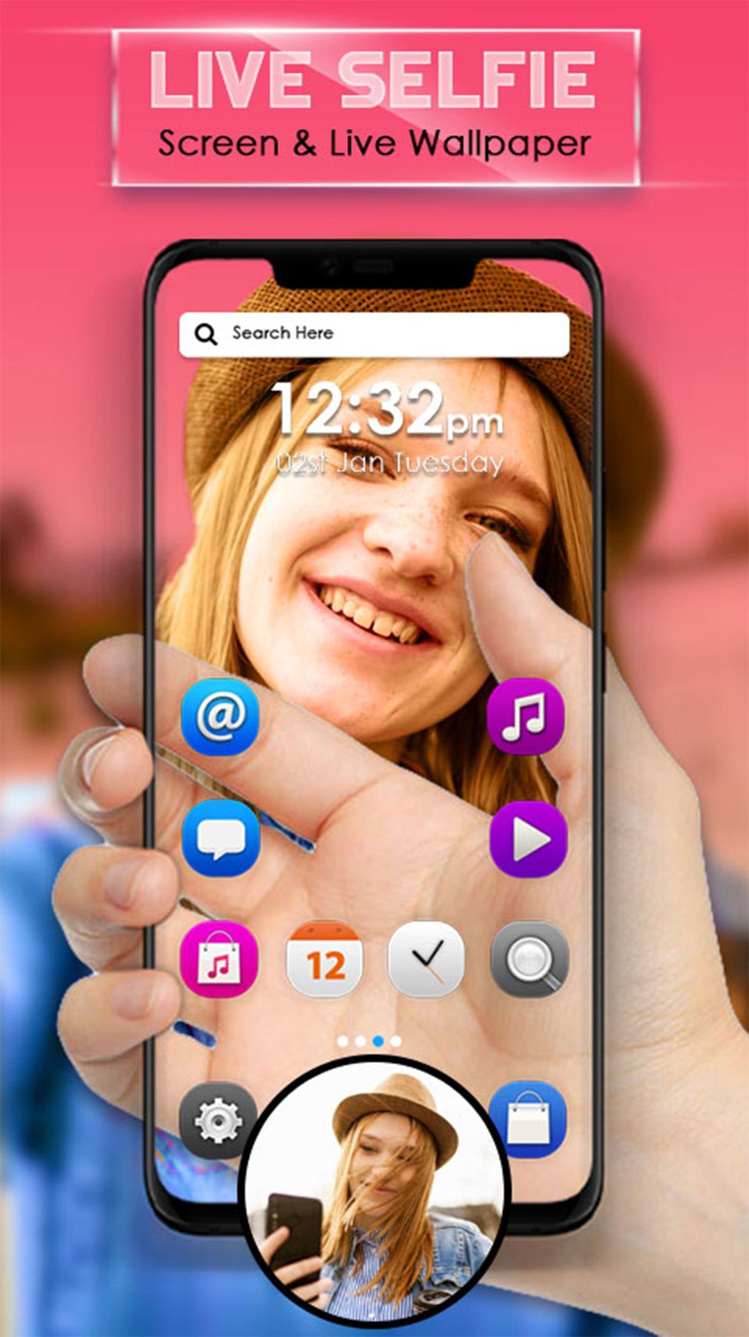 اسکرین شات 3 برنامه Transparent Live Wallpaper
