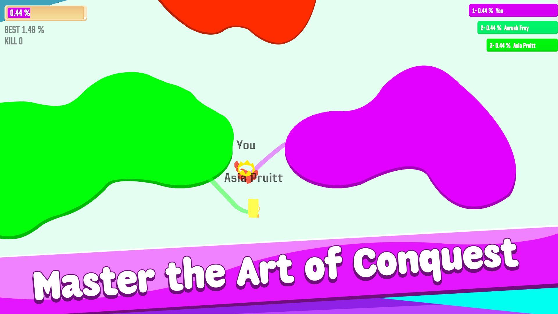 اسکرین شات 1 بازی King.io: Conquer The World