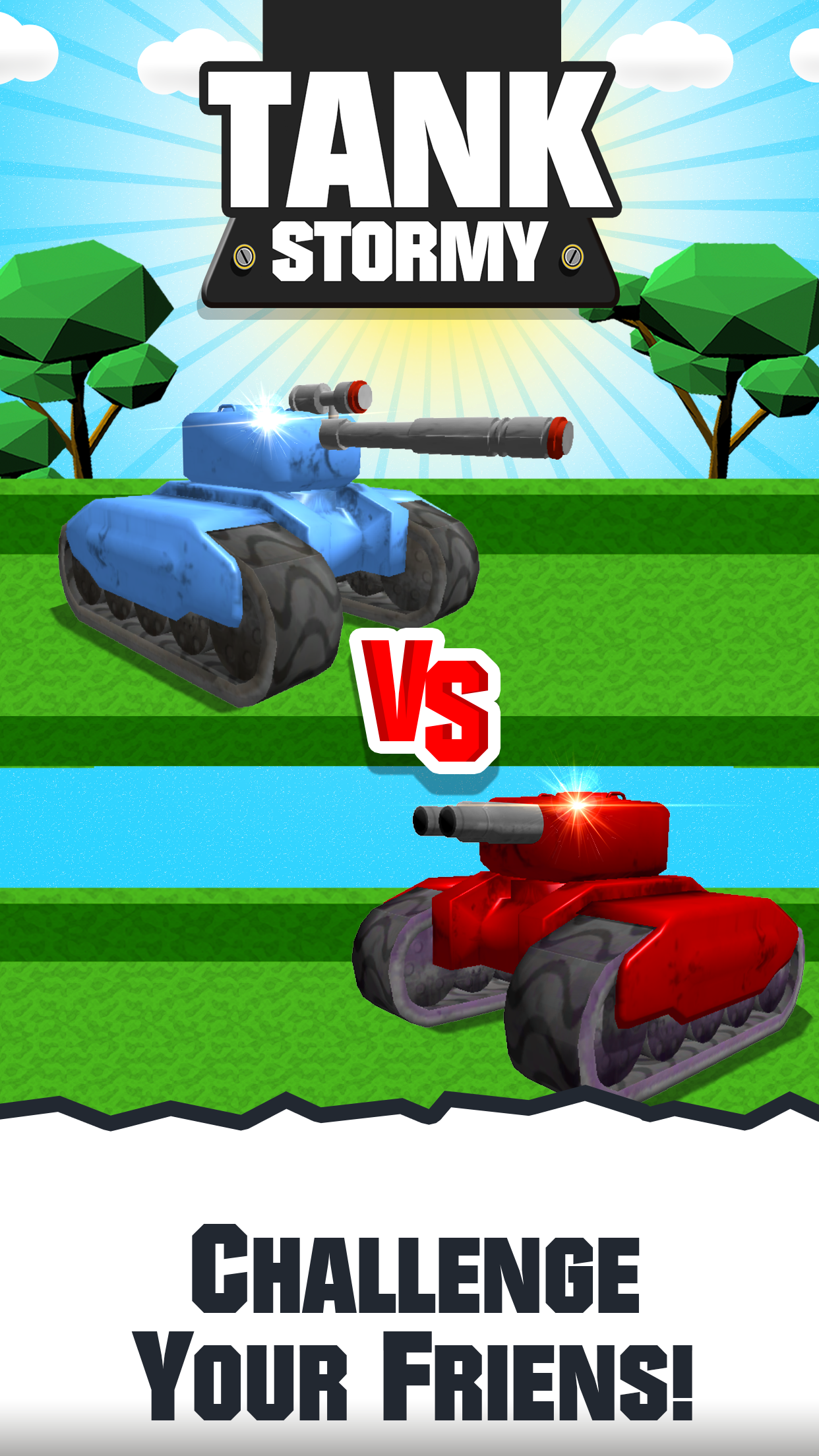 اسکرین شات 5 بازی 2 Player Tank Wars