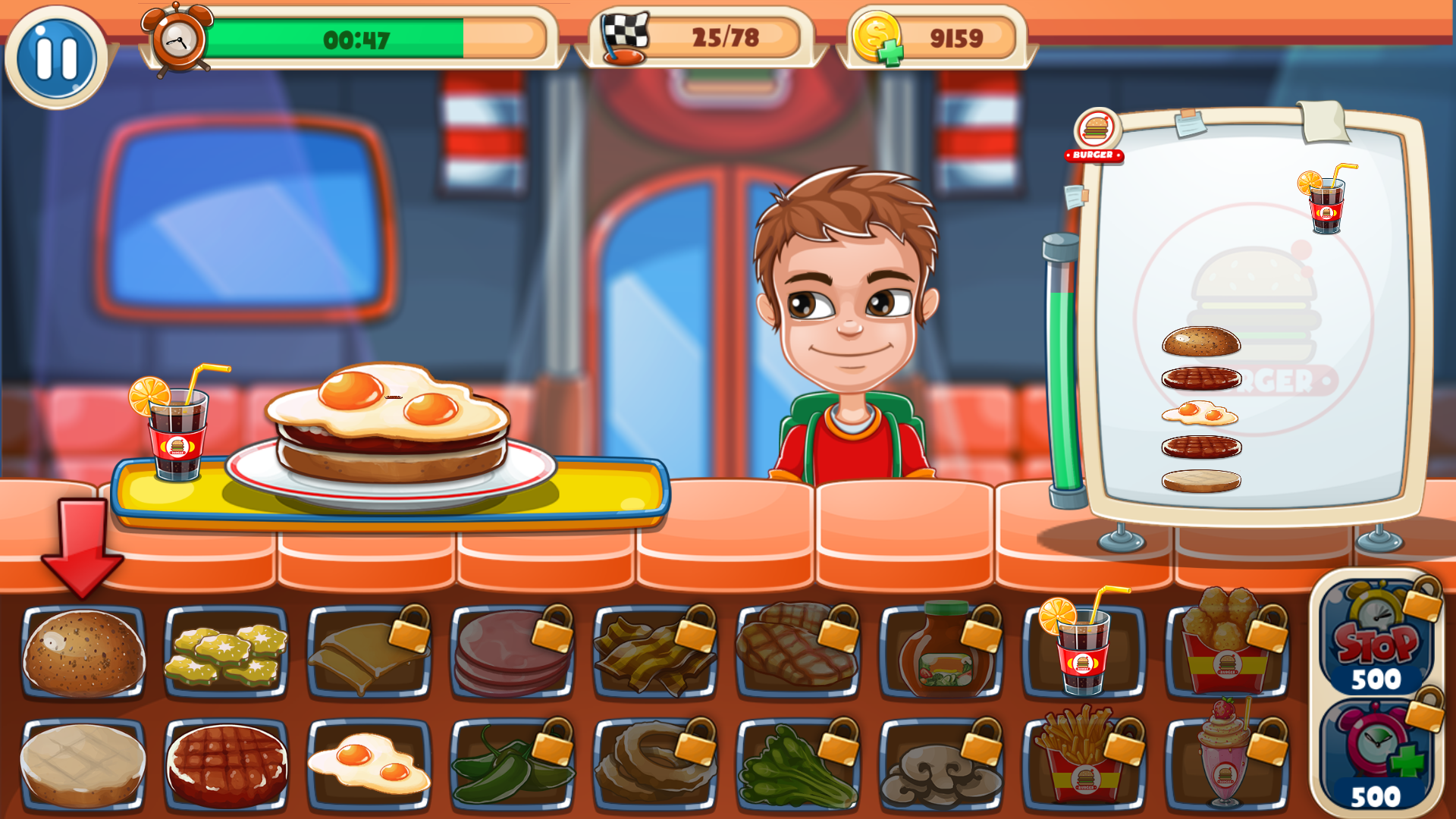 اسکرین شات 6 بازی Burger Fest: Cooking Games