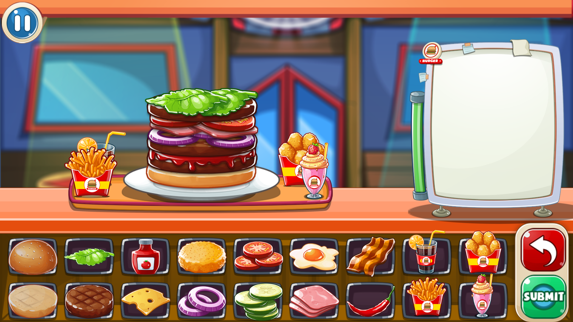 اسکرین شات 7 بازی Burger Fest: Cooking Games