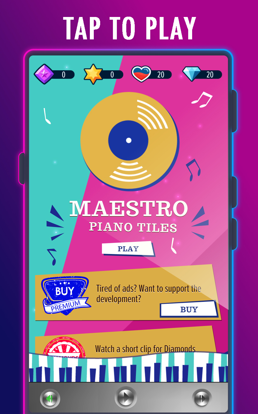 اسکرین شات 2 بازی Maestro Piano Tiles