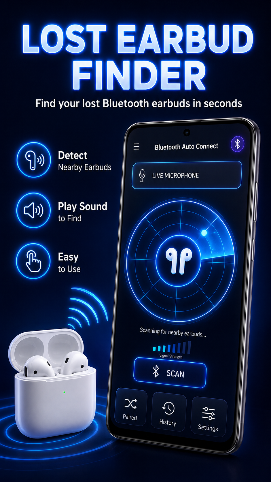 اسکرین شات 1 برنامه Bluetooth Connect Carplay Auto