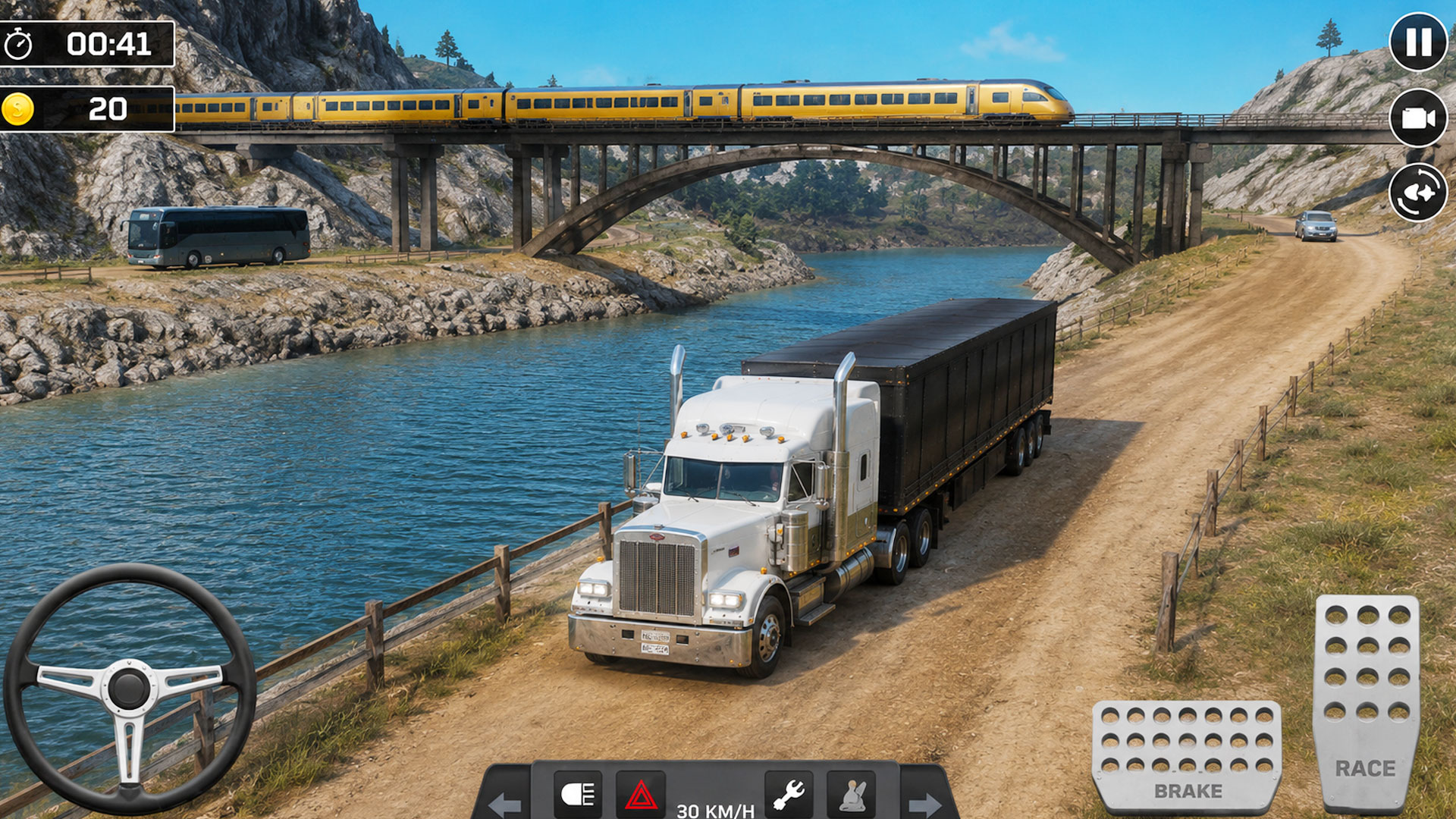 اسکرین شات 2 بازی Real Truck Offroad 3D