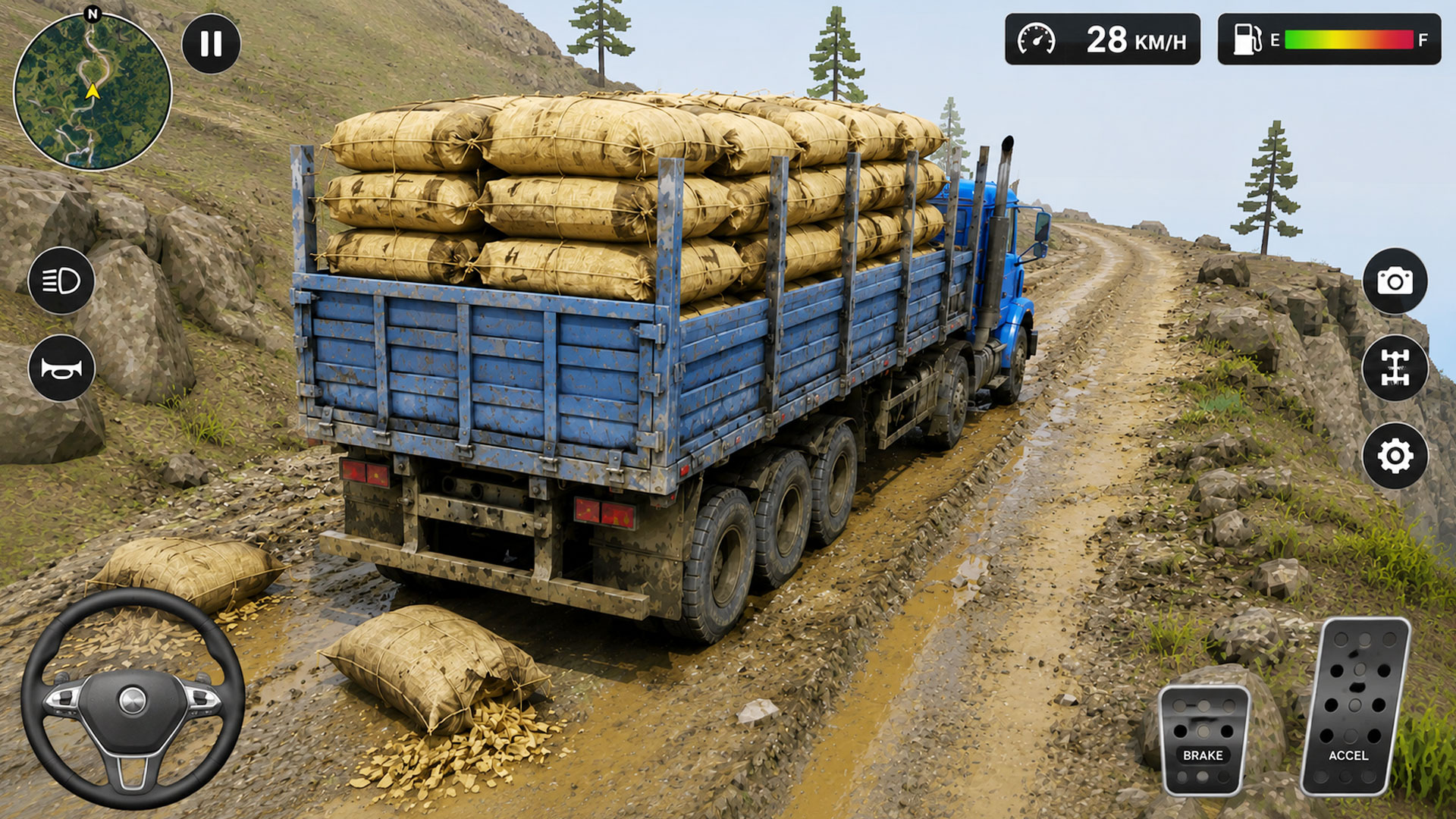 اسکرین شات 5 بازی Real Truck Offroad 3D