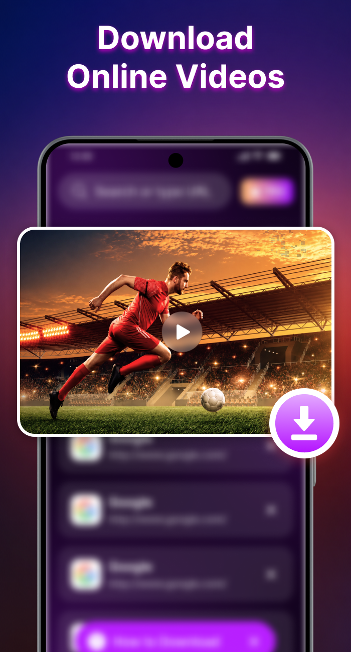 اسکرین شات 3 برنامه Video Player & Download Video
