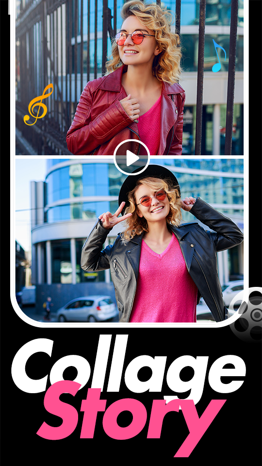 اسکرین شات 2 برنامه Video Collage Maker Studio