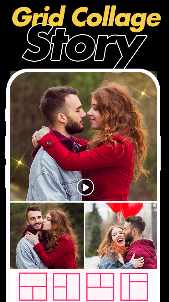 اسکرین شات 1 برنامه Video Collage Maker Studio