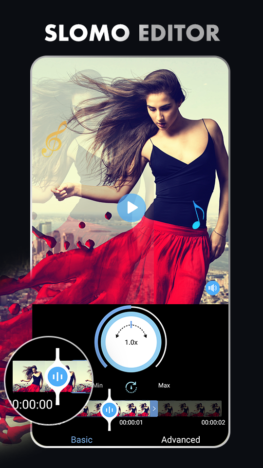اسکرین شات 1 برنامه Slow Motion Fast Motion Video