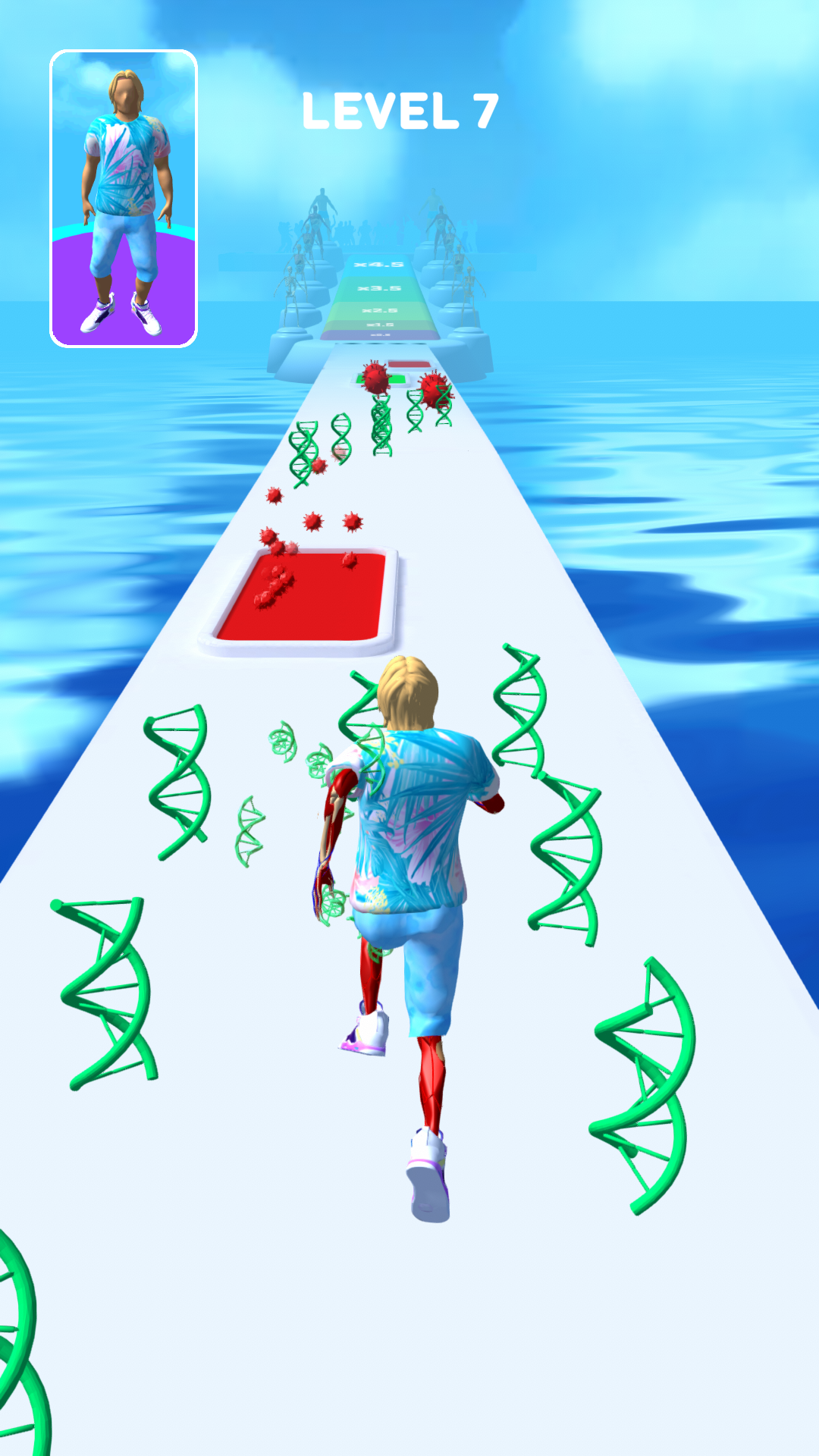 اسکرین شات 3 بازی DNA Run 3D - Human Race Games
