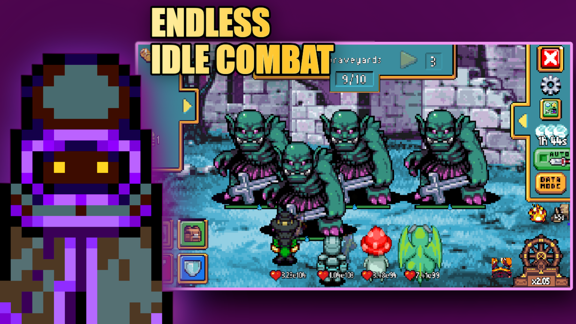 اسکرین شات 1 بازی Wizard's Wheel 2: Idle RPG
