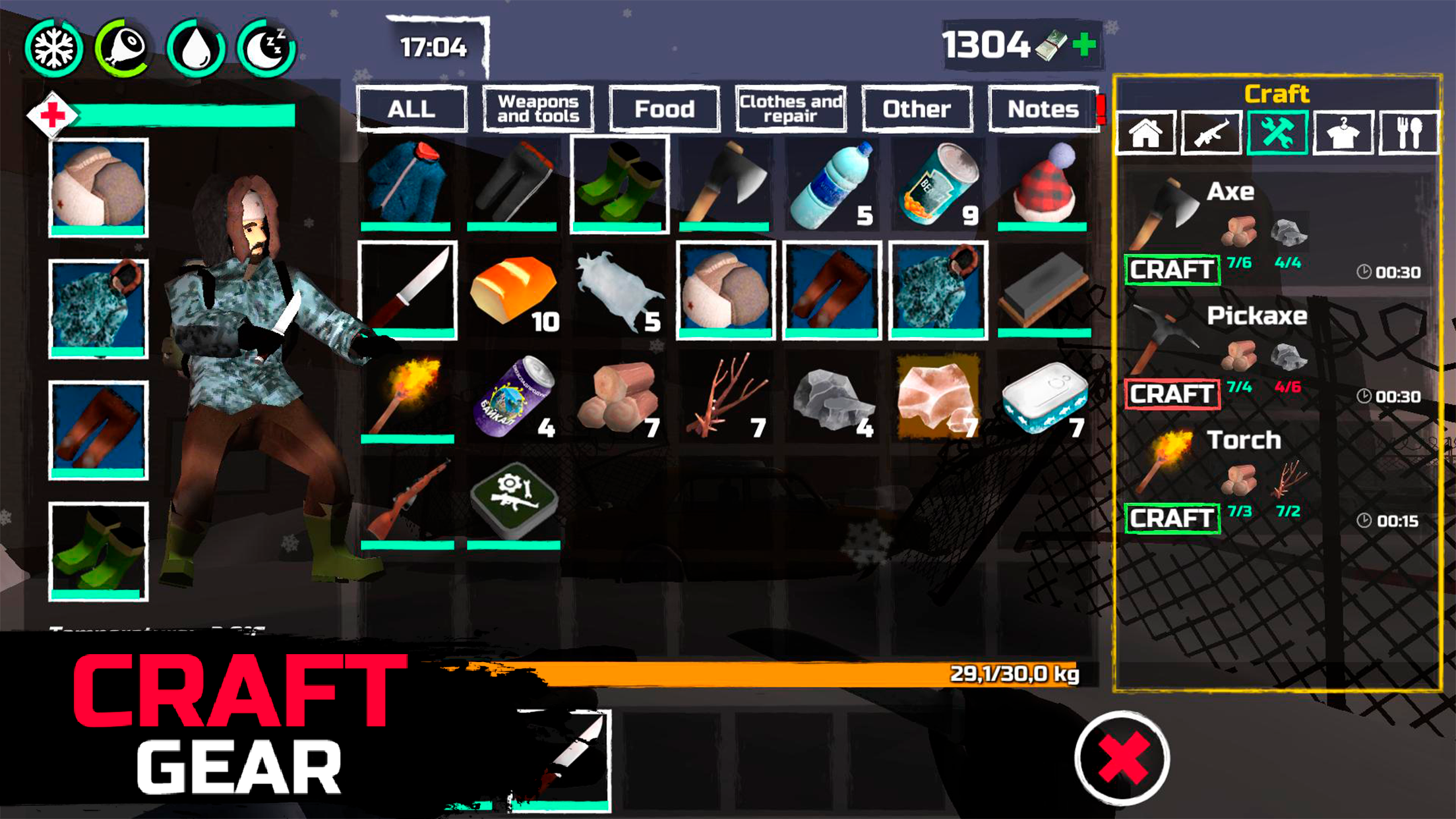 اسکرین شات 7 بازی WinterCraft Survival Simulator