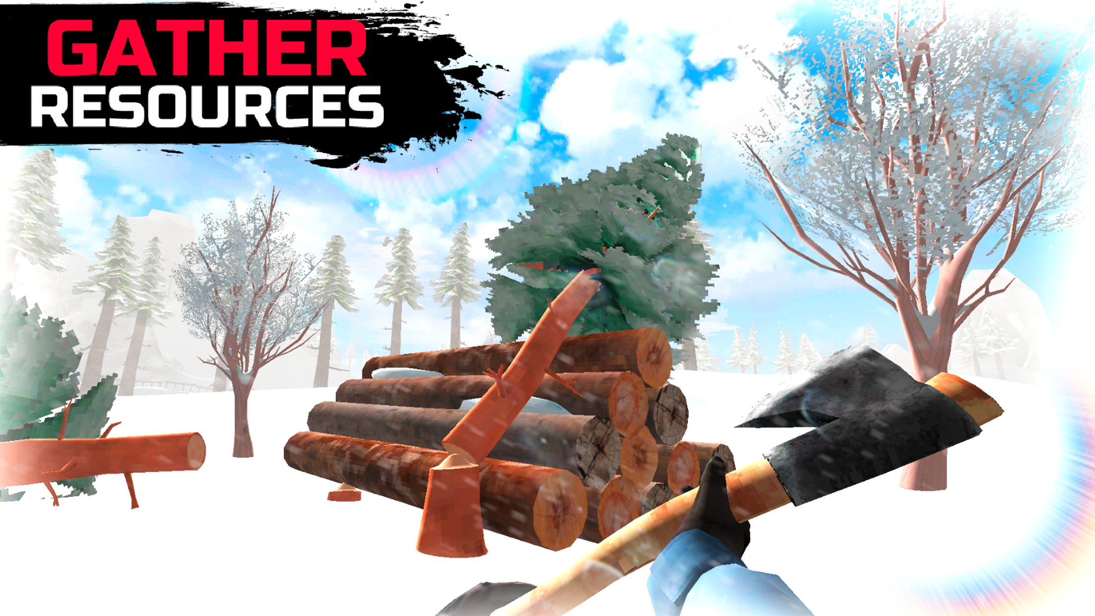 اسکرین شات 4 بازی WinterCraft Survival Simulator