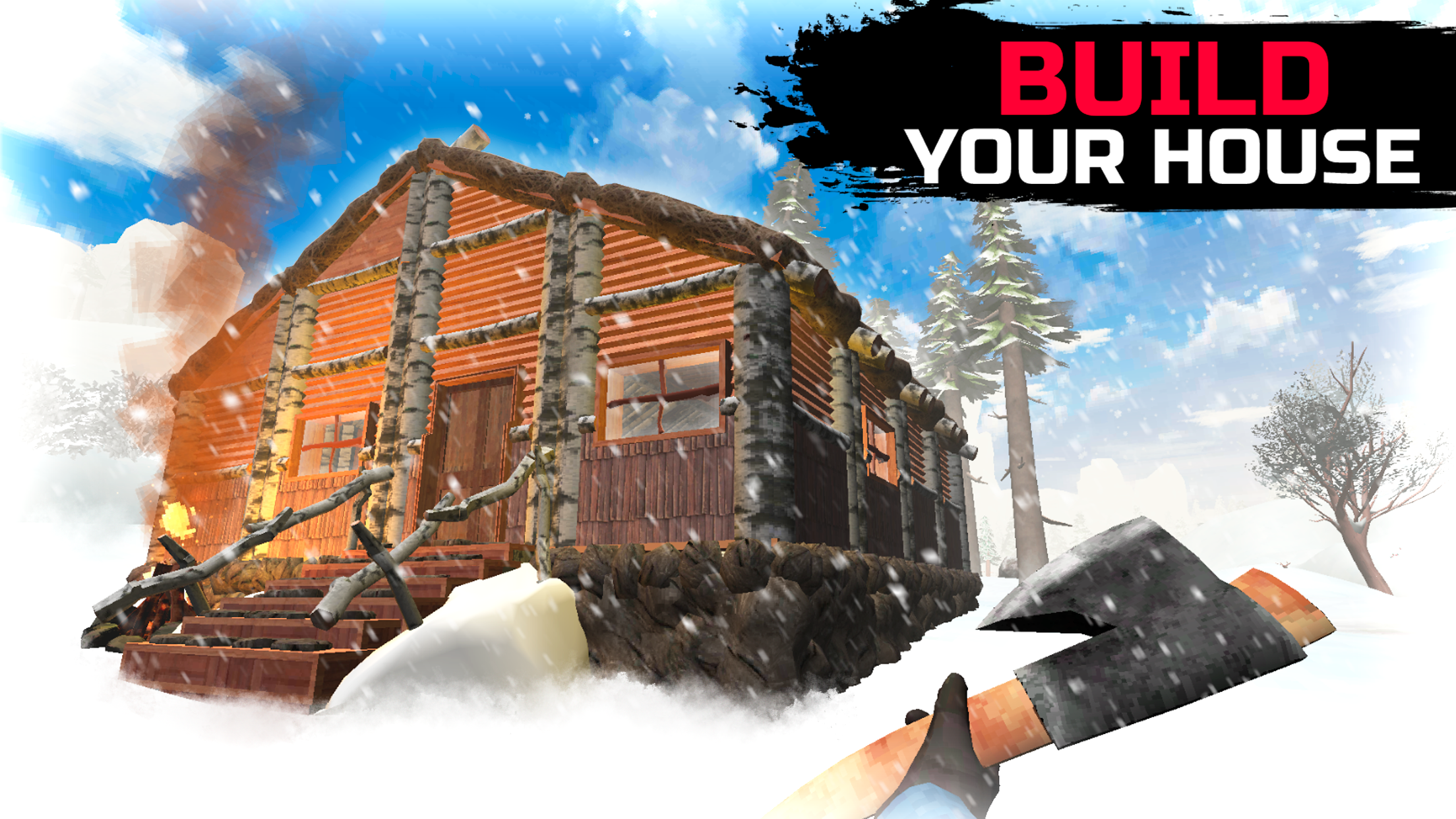 اسکرین شات 1 بازی WinterCraft: Survival Forest