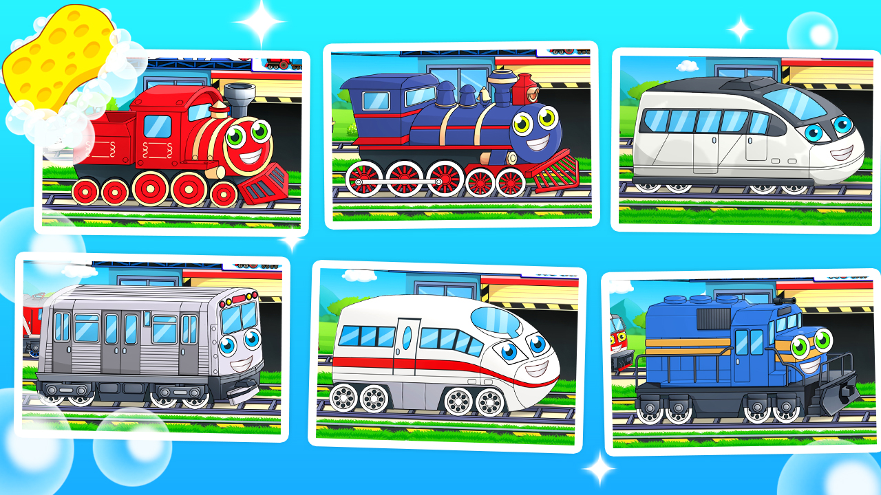 اسکرین شات 1 بازی Train wash