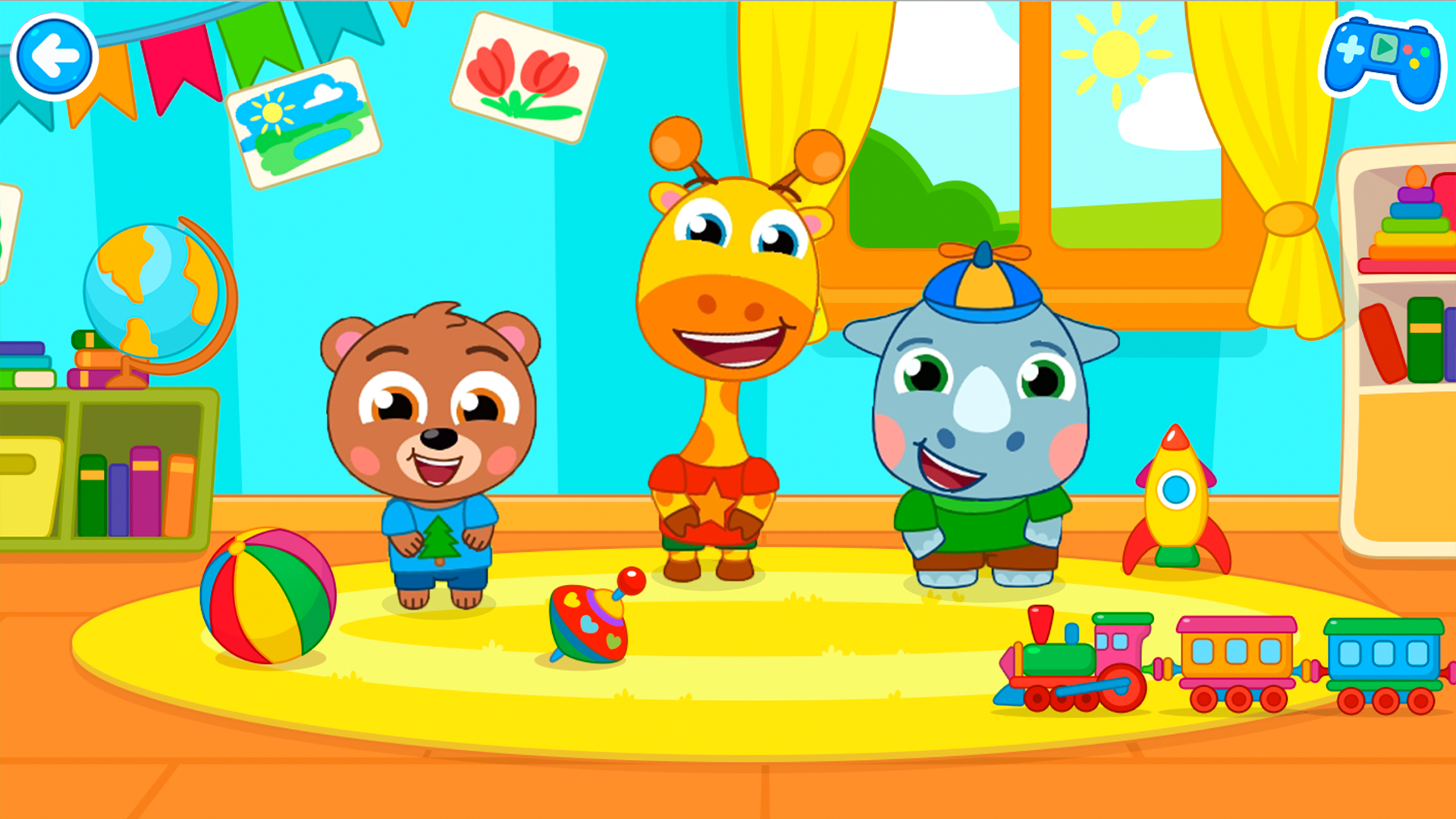 اسکرین شات 2 بازی Kindergarten: baby care