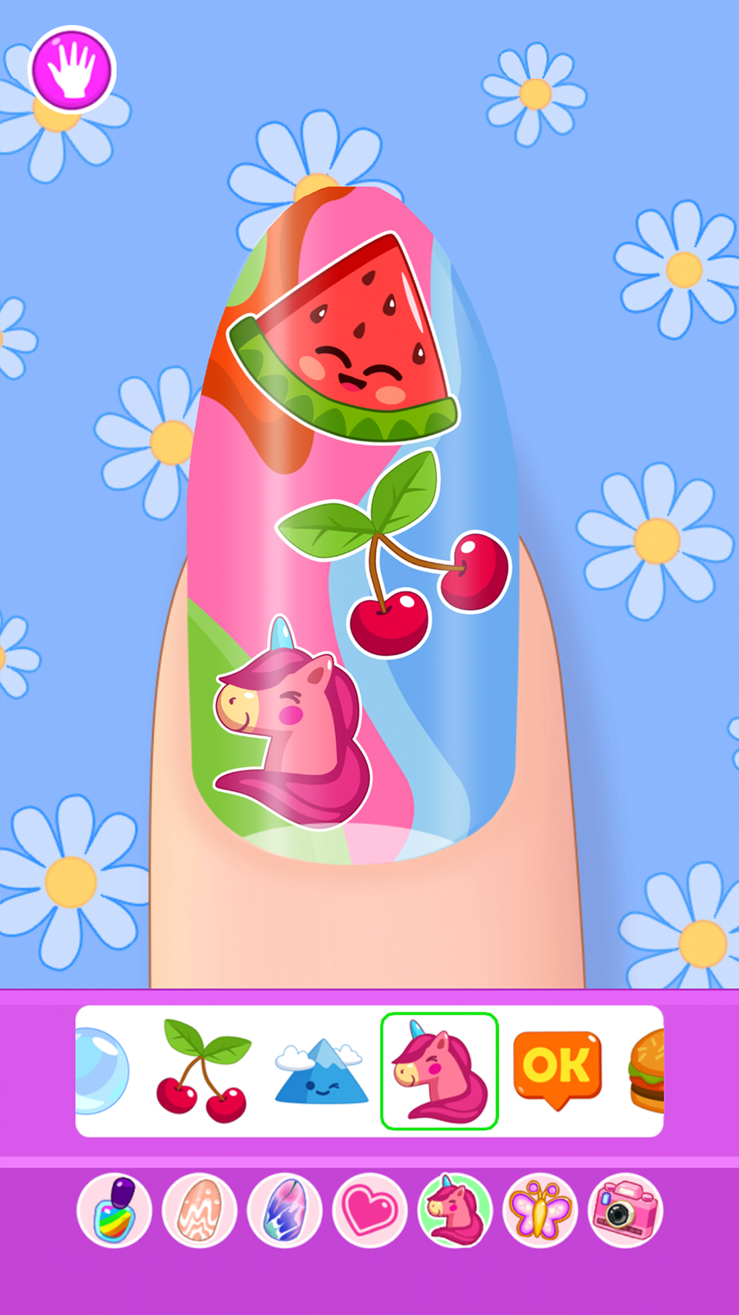 اسکرین شات 3 بازی Nail Salon: Nail Art for Kids