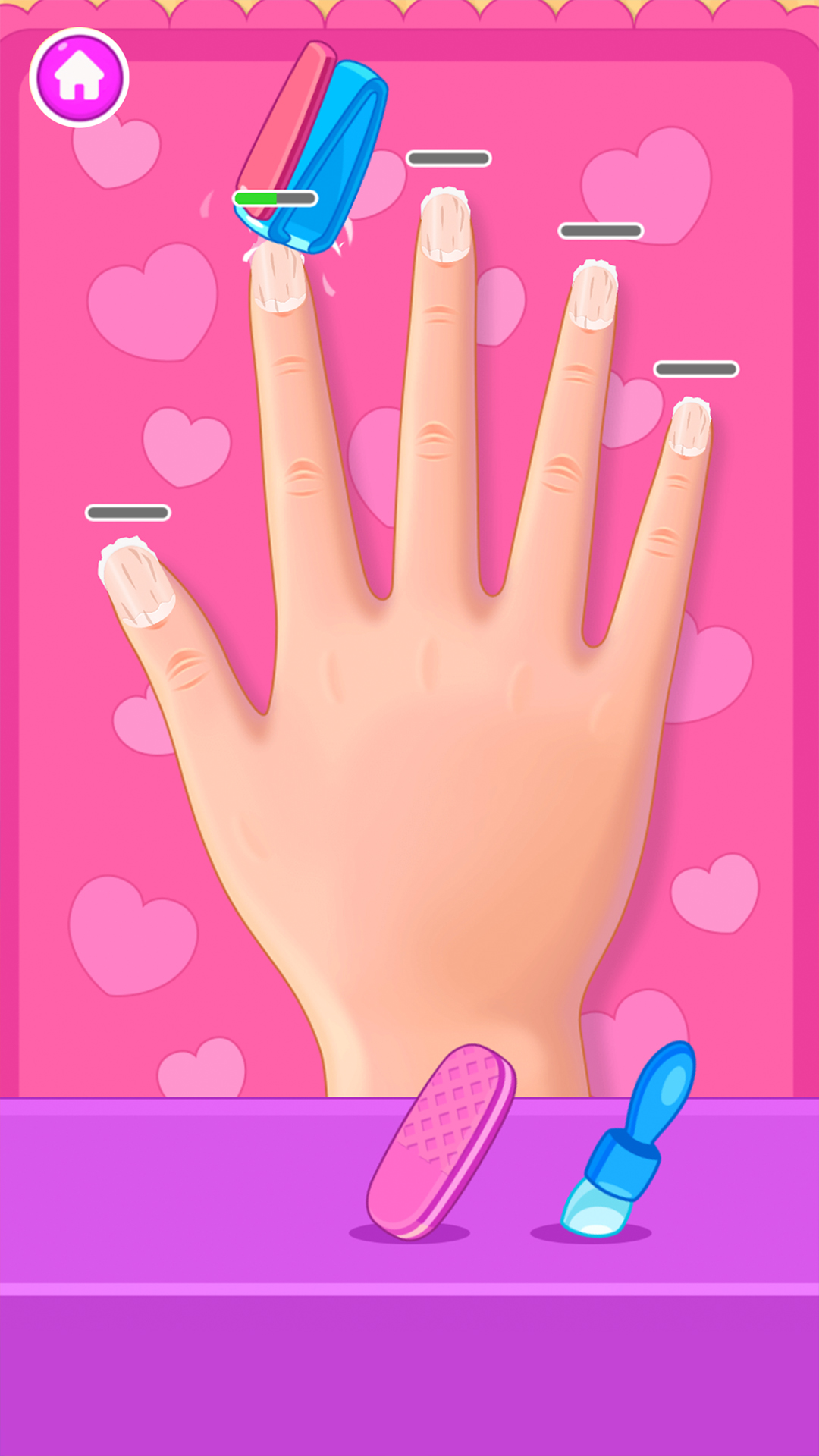 اسکرین شات 5 بازی Nail Salon: Nail Art for Kids