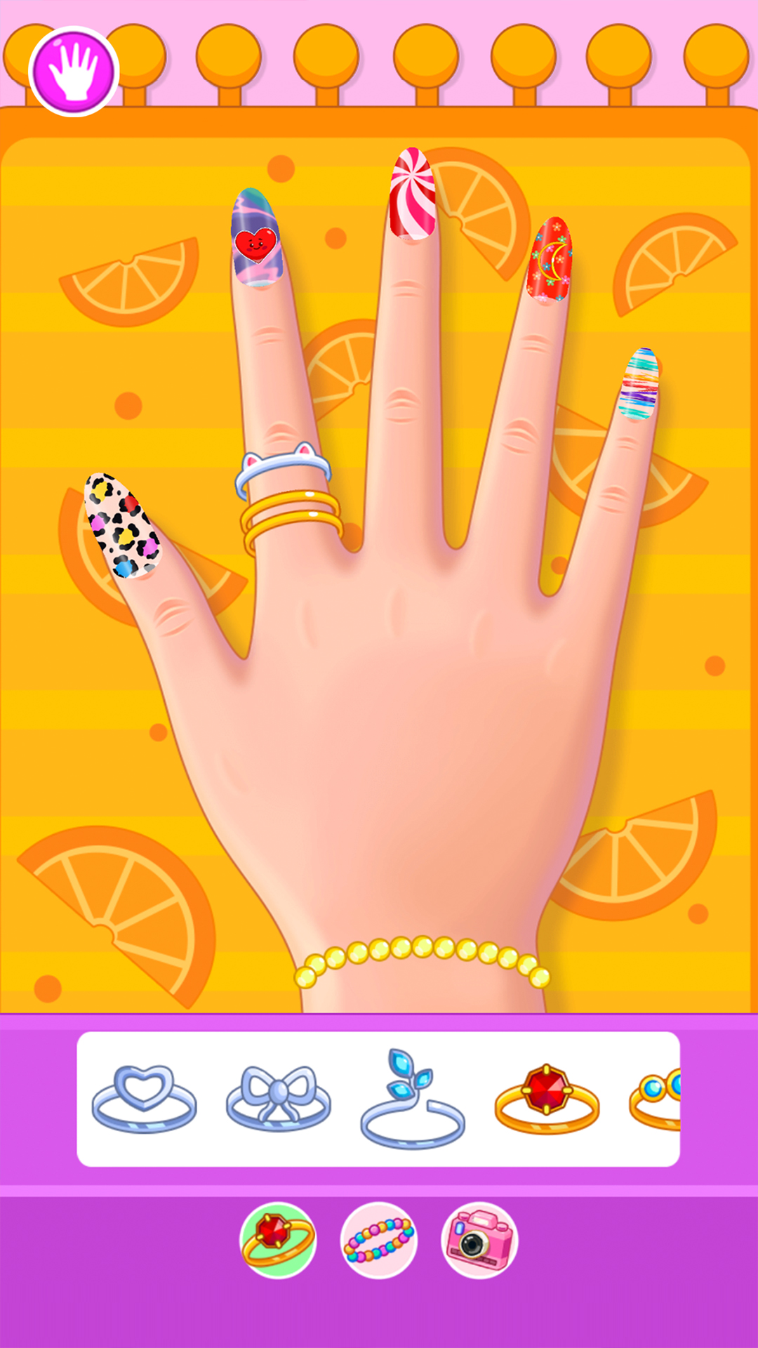 اسکرین شات 4 بازی Nail Salon: Nail Art for Kids