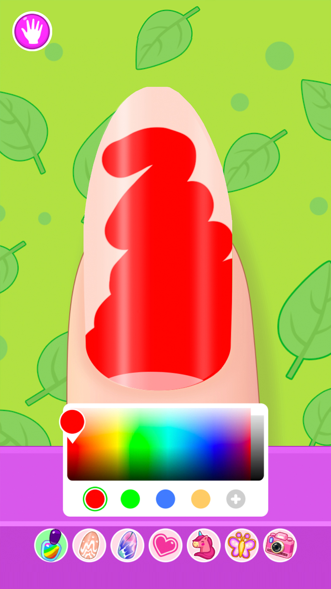 اسکرین شات 1 بازی Nail Salon: Nail Art for Kids