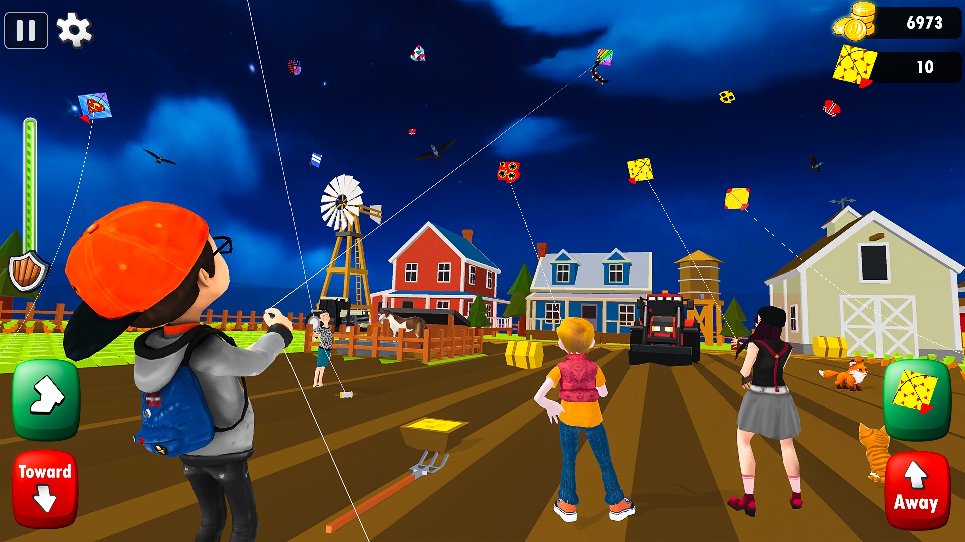 اسکرین شات 4 بازی Kite Game 3D – Kite Flying