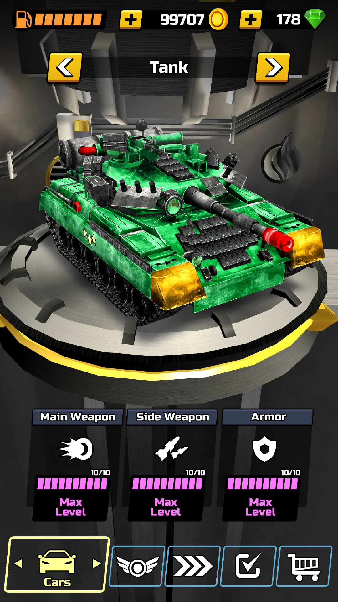 اسکرین شات 5 بازی Chaos Road: Combat Car Racing