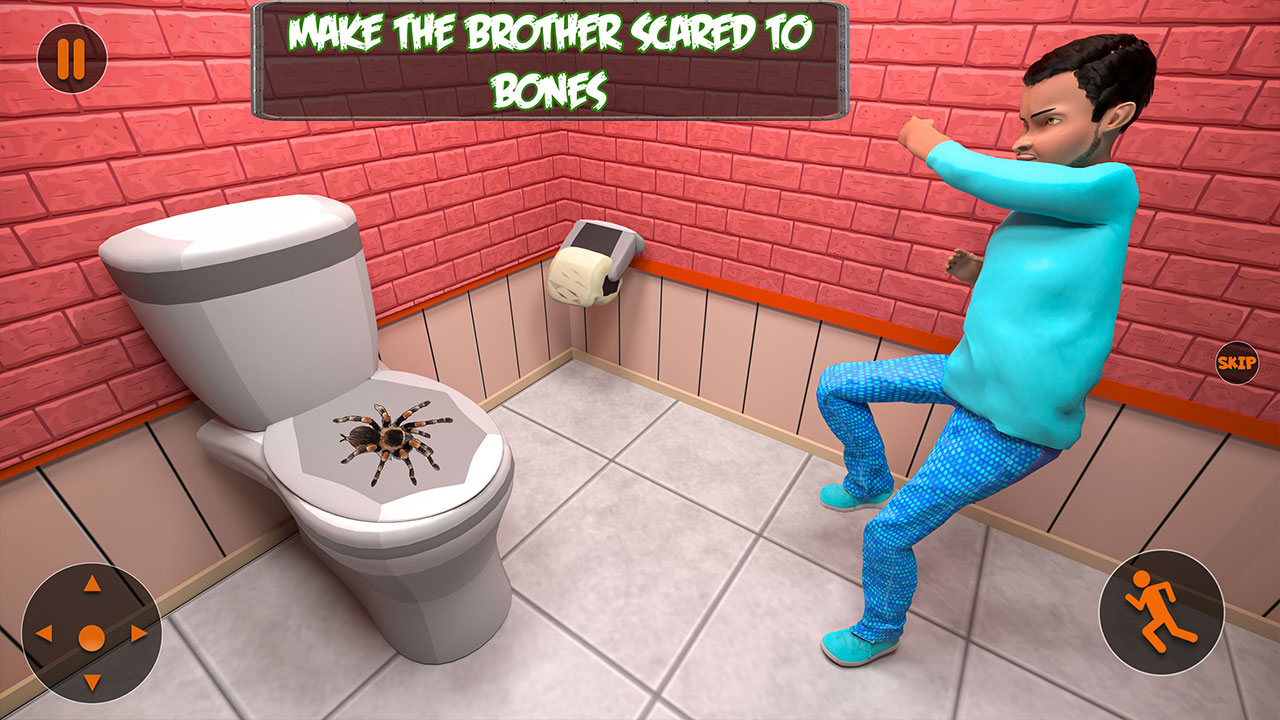 اسکرین شات 6 بازی Scary Brother Master Pranks 3d