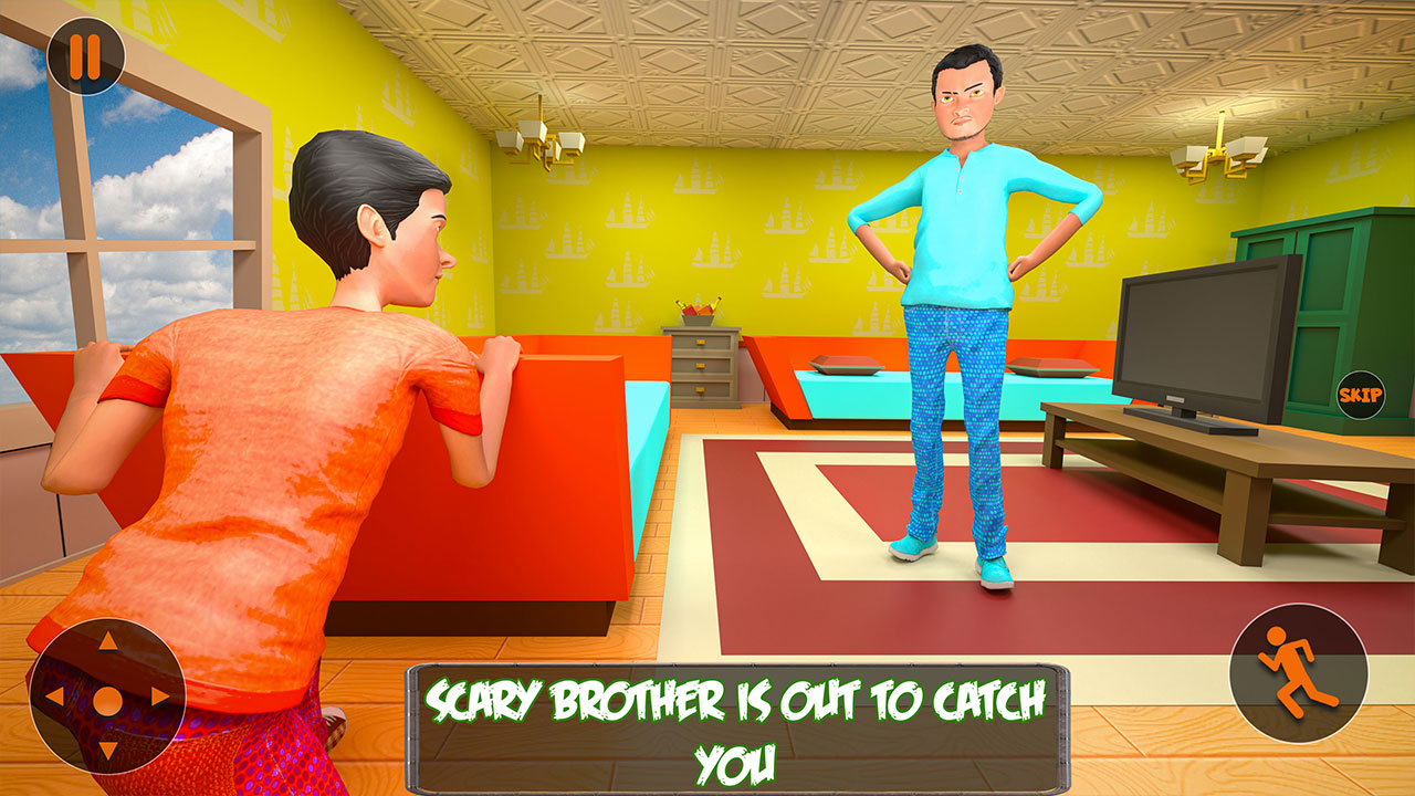 اسکرین شات 4 بازی Scary Brother Master Pranks 3d