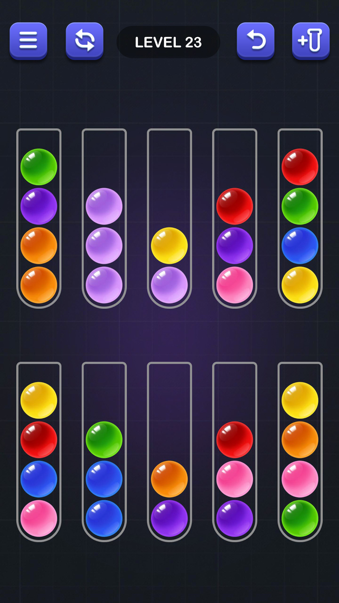 اسکرین شات 5 بازی Ball Sort Game - Color Puzzle