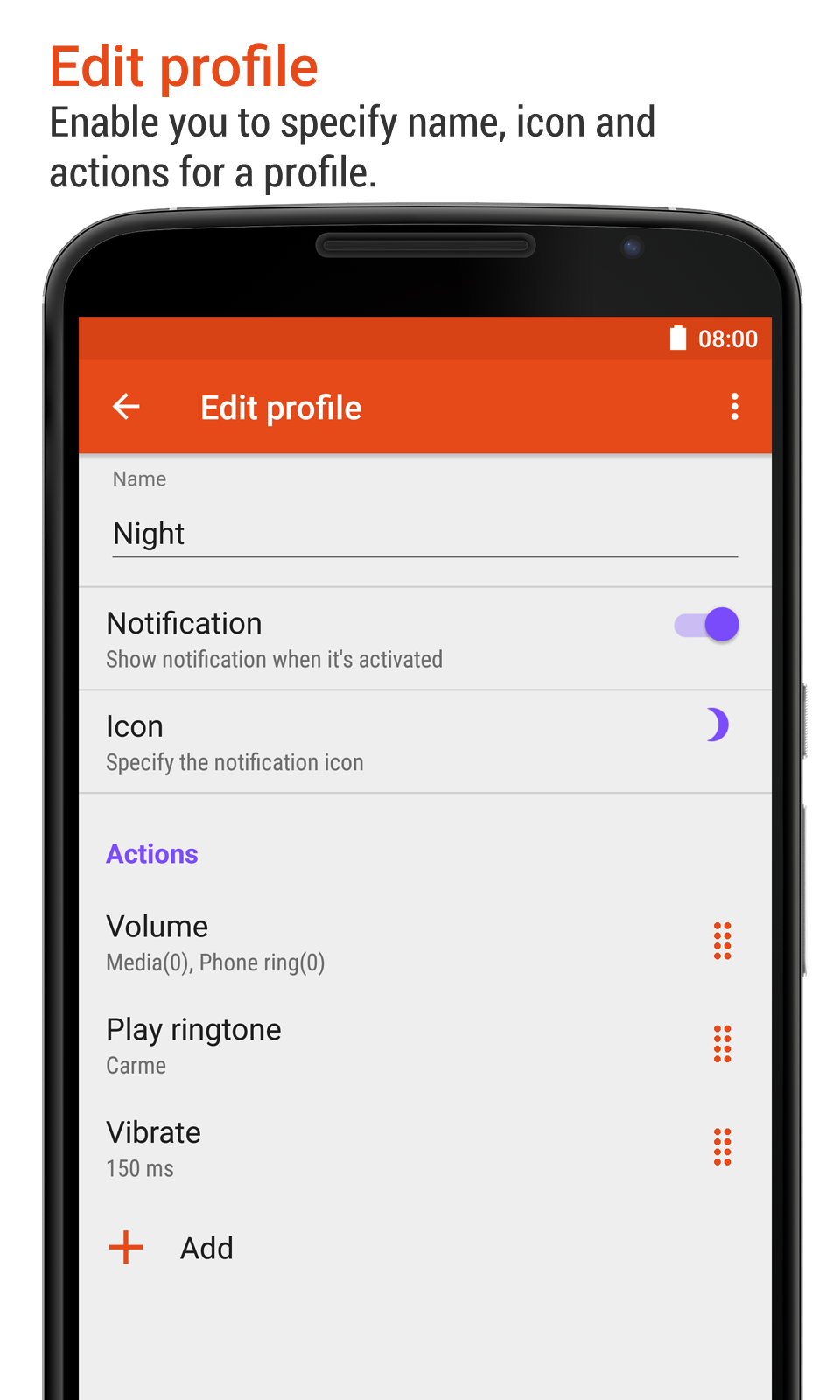 اسکرین شات 3 برنامه aProfiles - Auto tasks