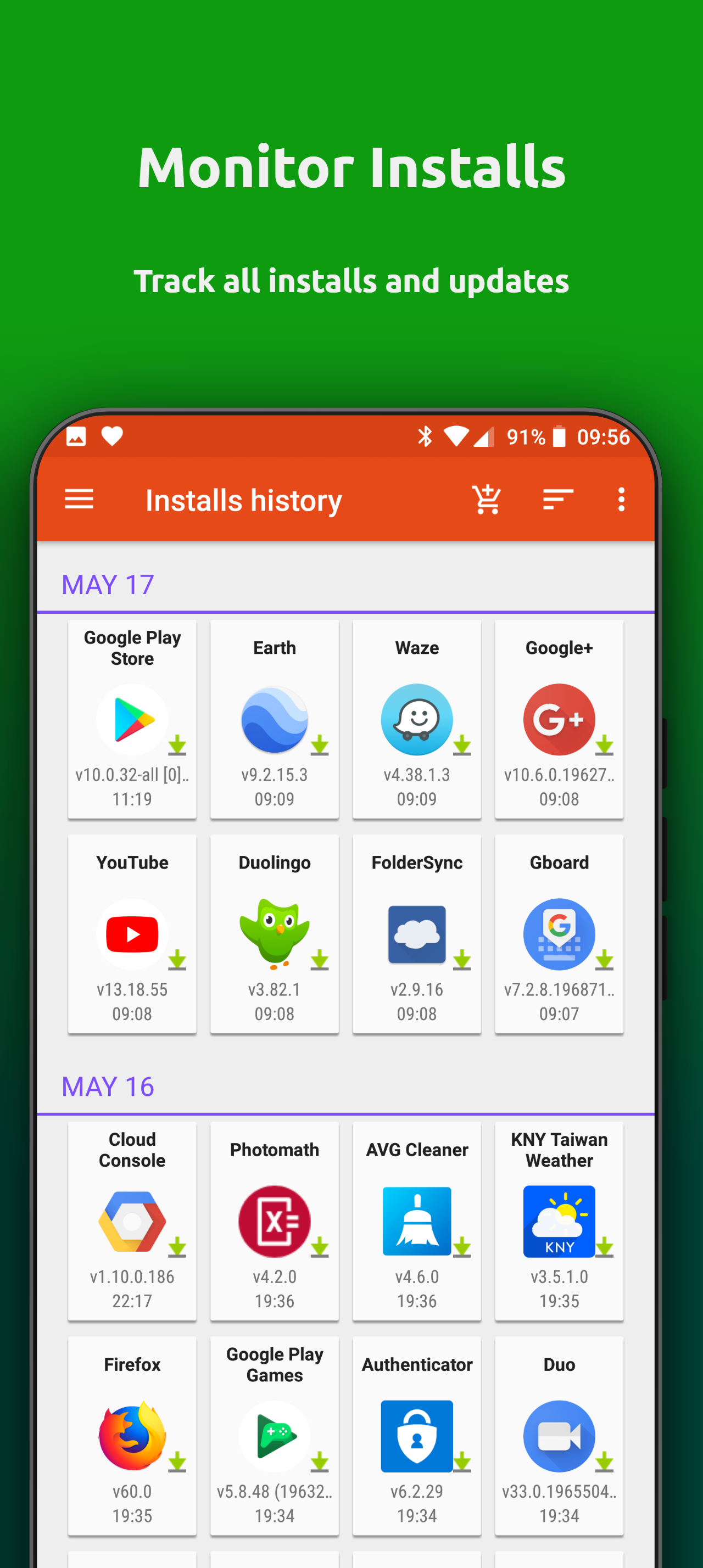 اسکرین شات 8 برنامه App Usage - Manage/Track Usage