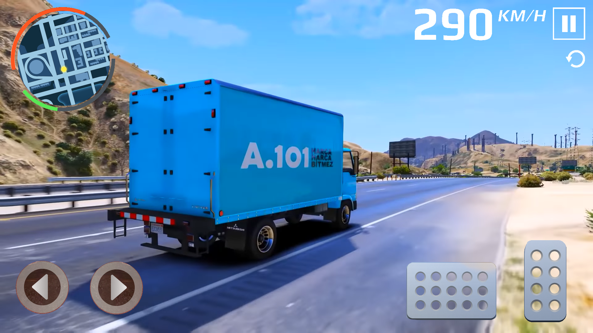 اسکرین شات 2 بازی Truck Cargo Transport Game 3D