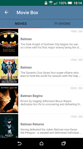 اسکرین شات 5 برنامه Movie Box