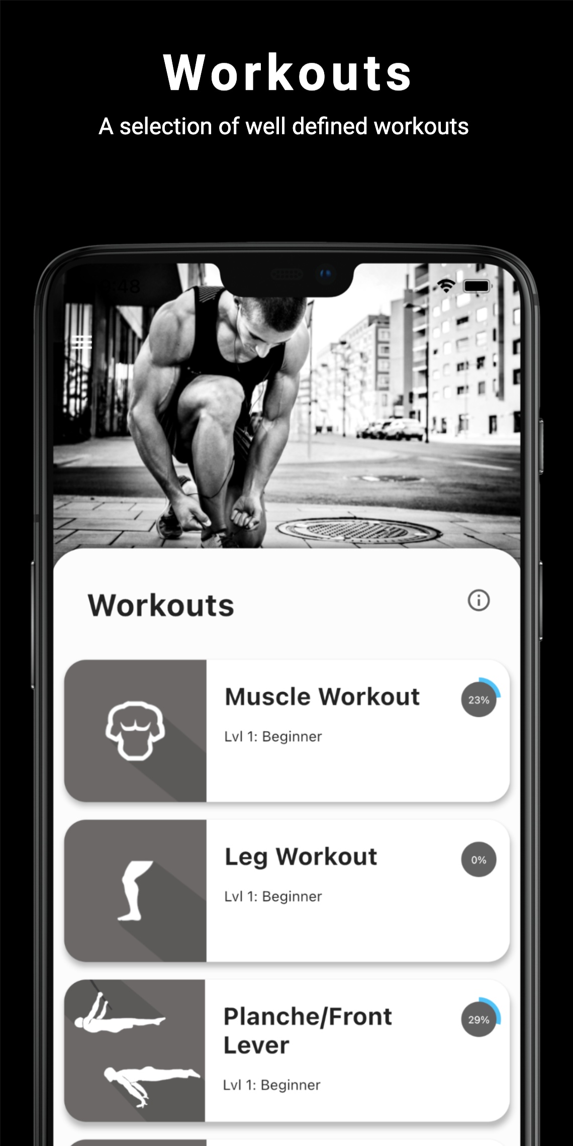 اسکرین شات 6 برنامه Thenics: Calisthenics Coach