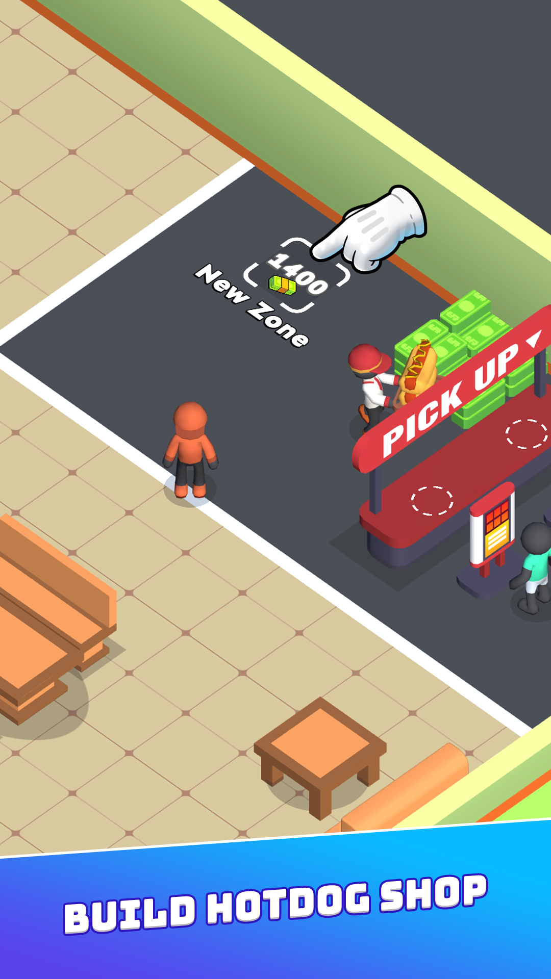 اسکرین شات 2 بازی Hotdog Bitte: Idle Tycoon