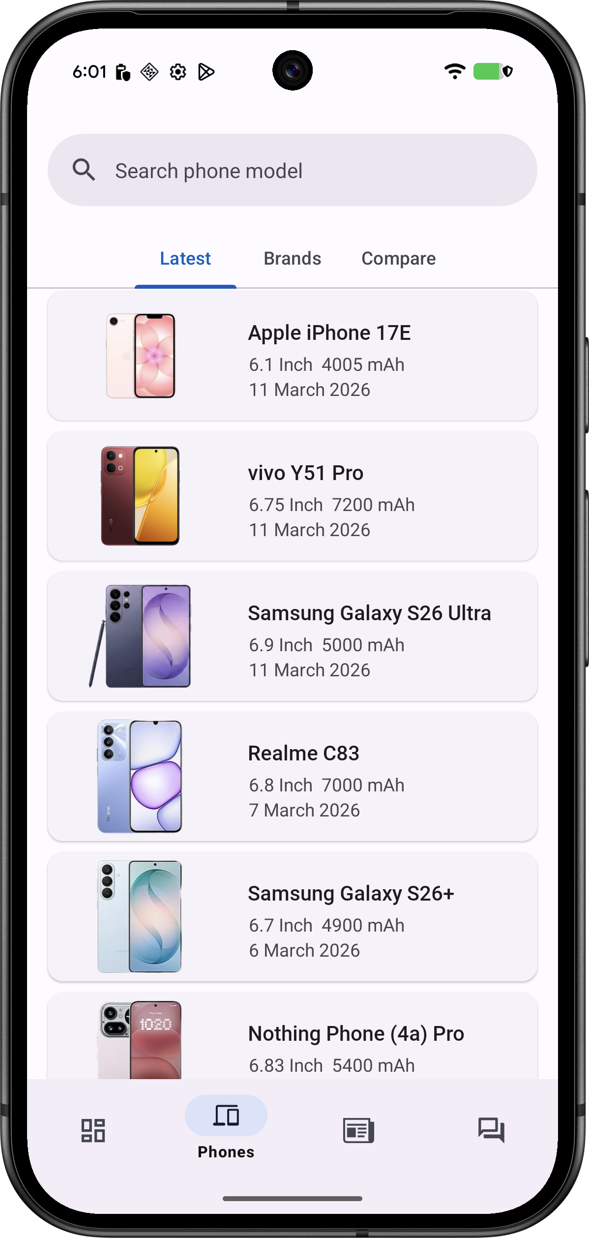 اسکرین شات 4 برنامه CPU X - Device & System info