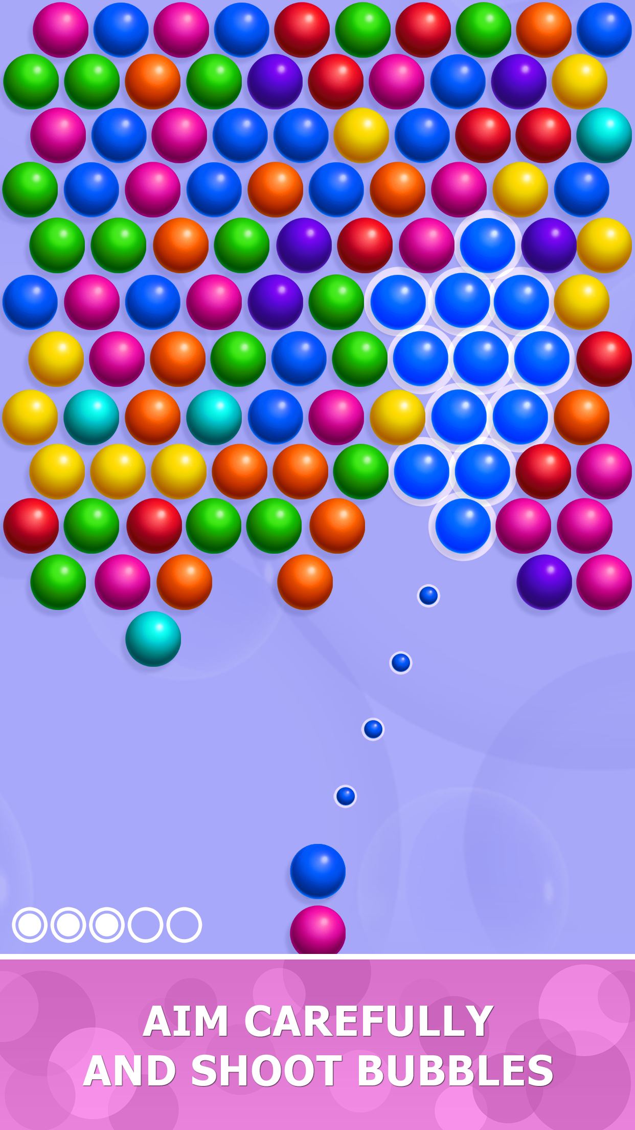 اسکرین شات 6 بازی Bubblez: Magic Bubble Quest