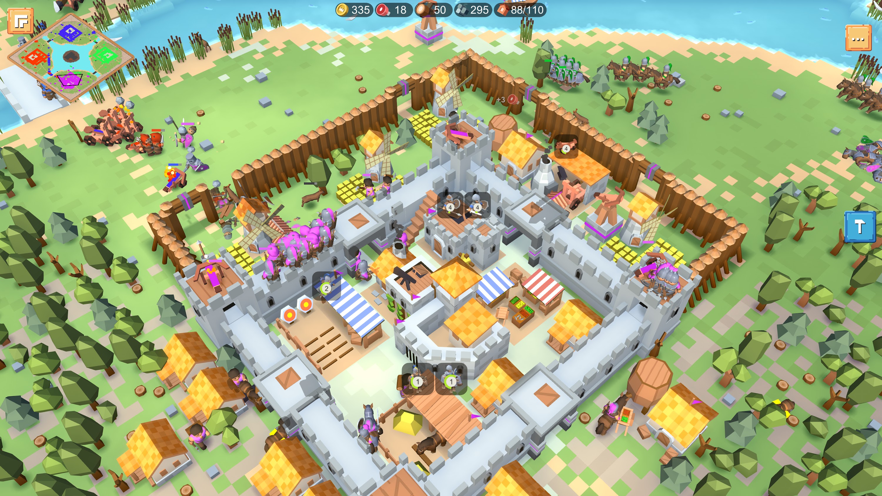 اسکرین شات 2 بازی RTS Siege Up! - Medieval War