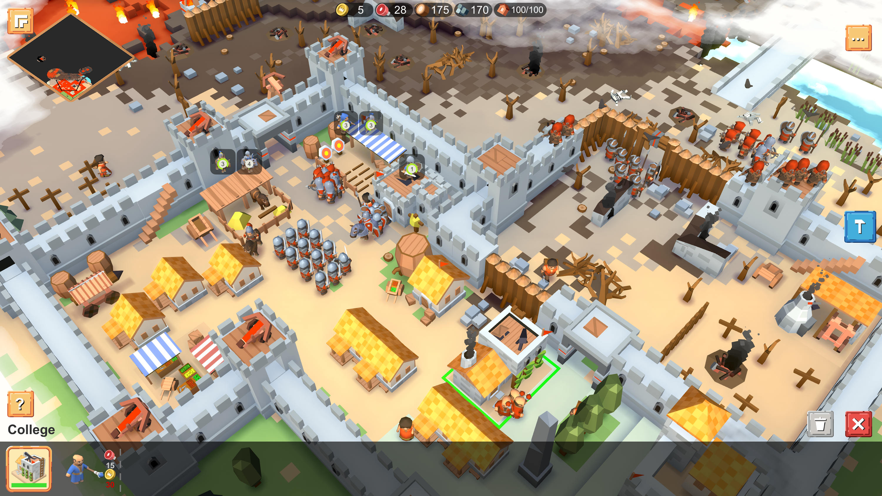اسکرین شات 1 بازی RTS Siege Up! - Medieval War