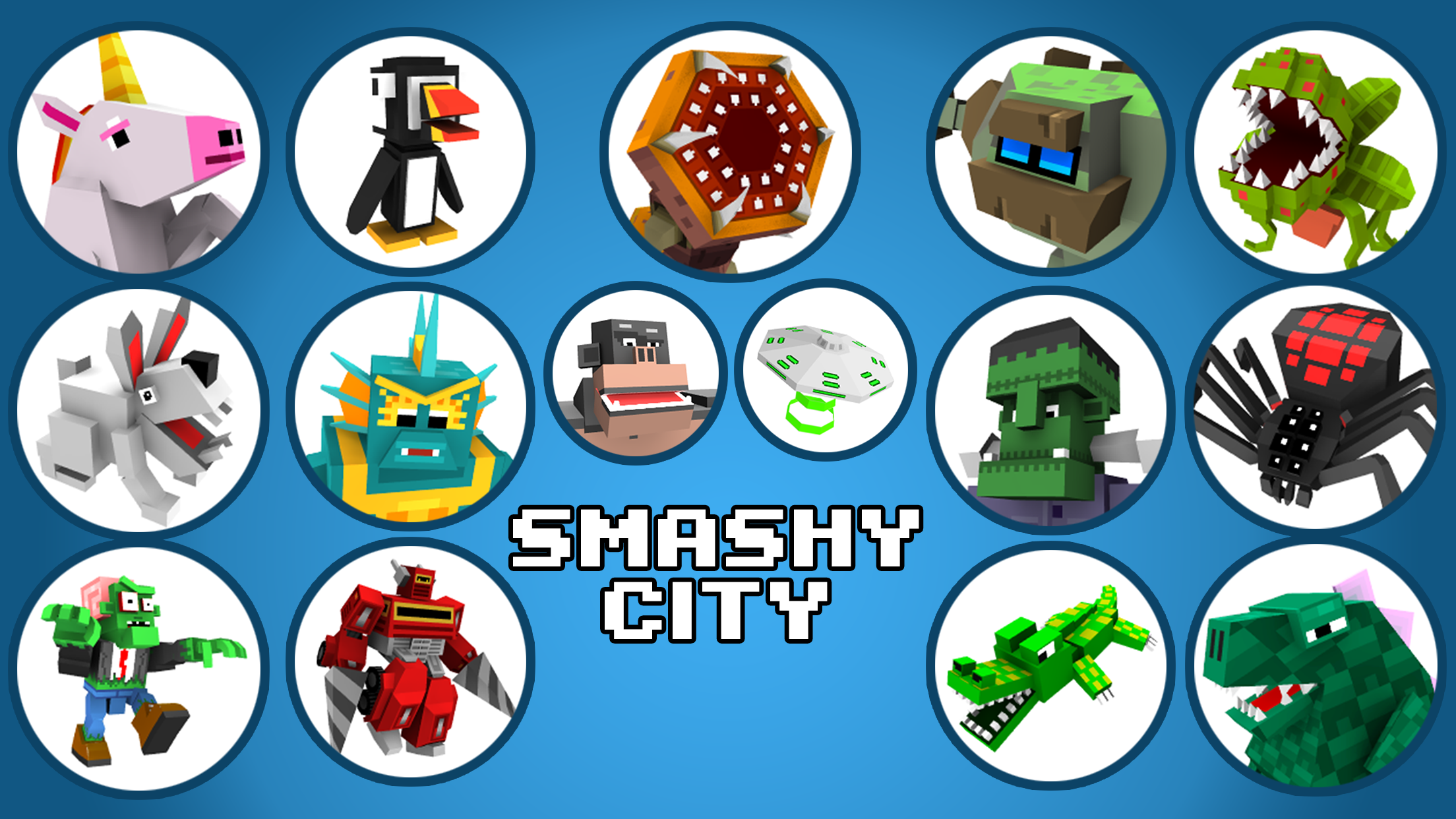 اسکرین شات 1 بازی Smashy City - Monster Battles