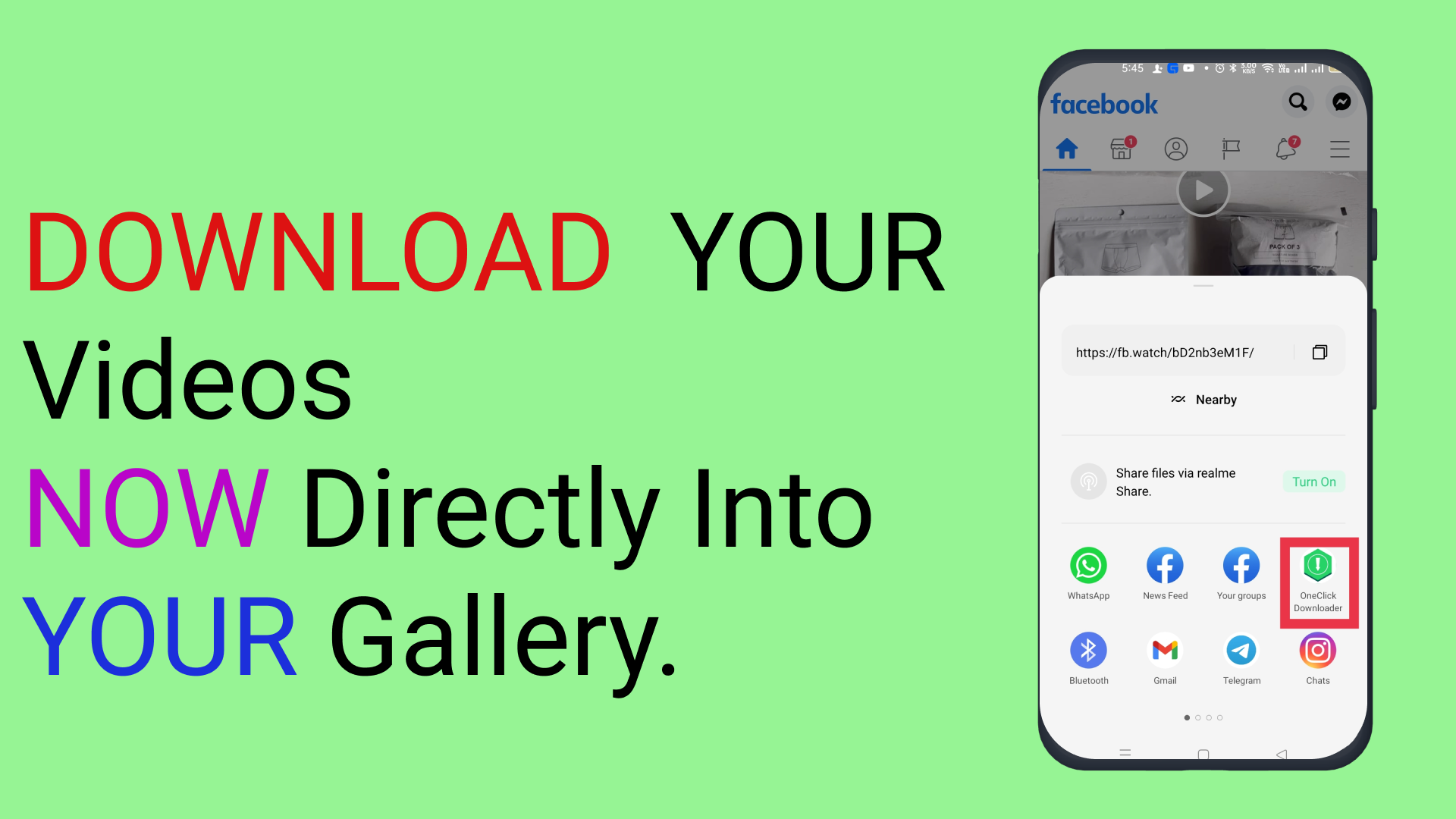 اسکرین شات 4 برنامه OneClick Downloader