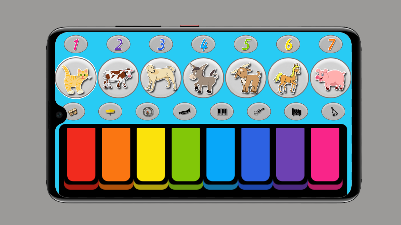 اسکرین شات 2 بازی Kids Piano: Baby's Piano