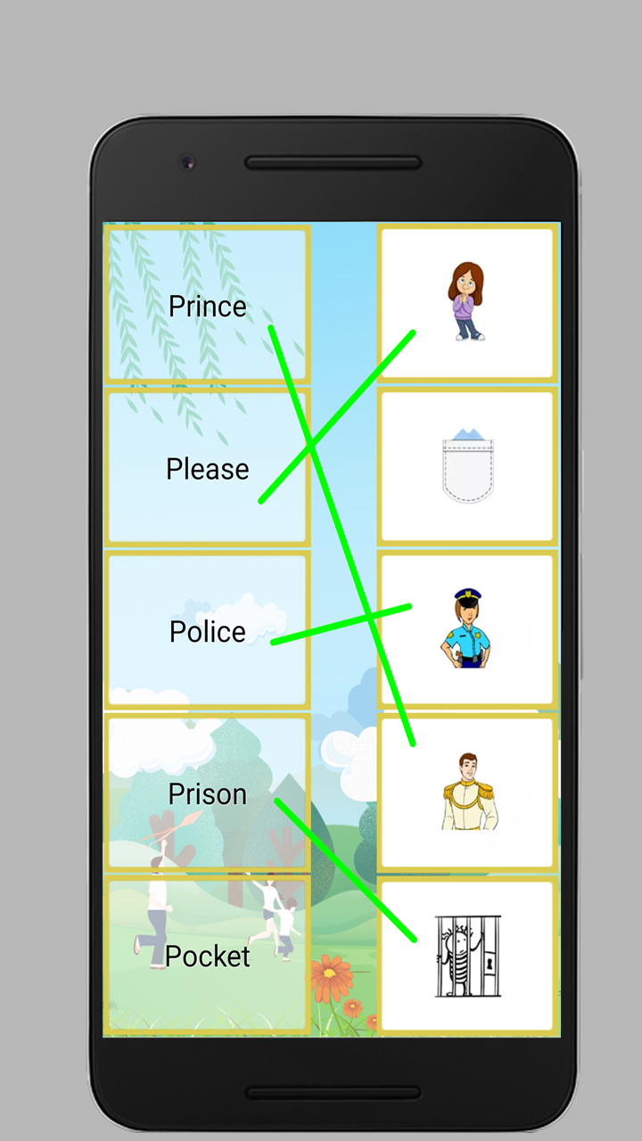 اسکرین شات 2 بازی Spelling Matching Game