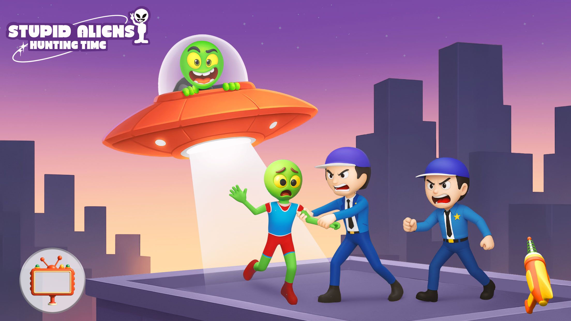 اسکرین شات 1 بازی Stupid Aliens Hunting Time